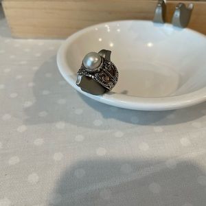 Sterling Pearl Ring